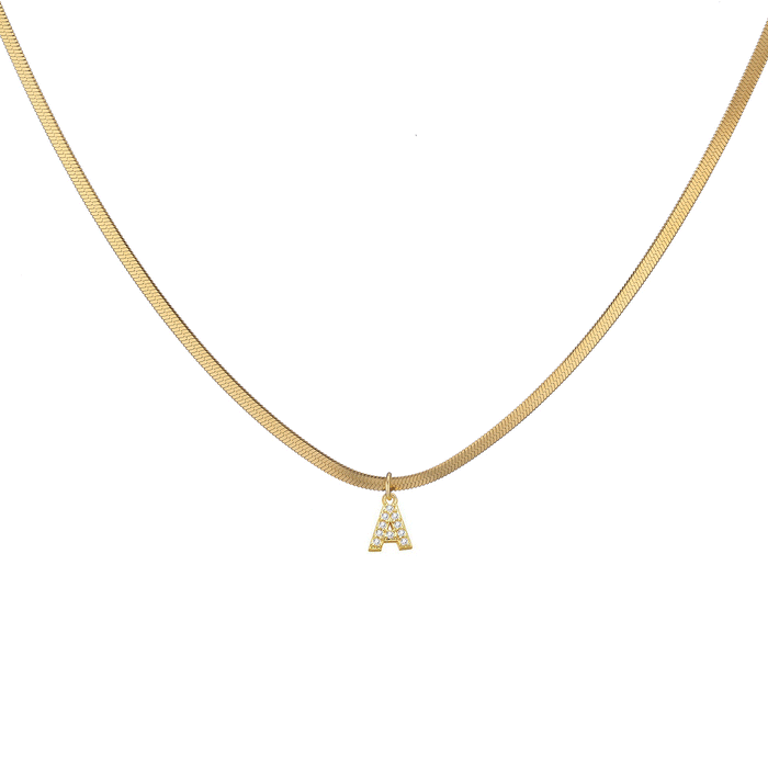 SAINT LUCA LETTER NECKLACES