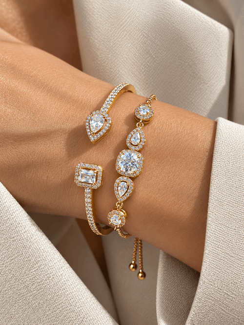 AGNES MADONNA LUXE Crystal Bracelets Set