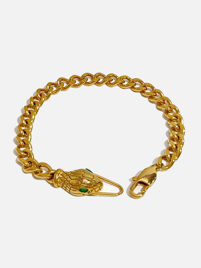 NIA SS FOREVER MAISON Gold Snake Chain Bracelet