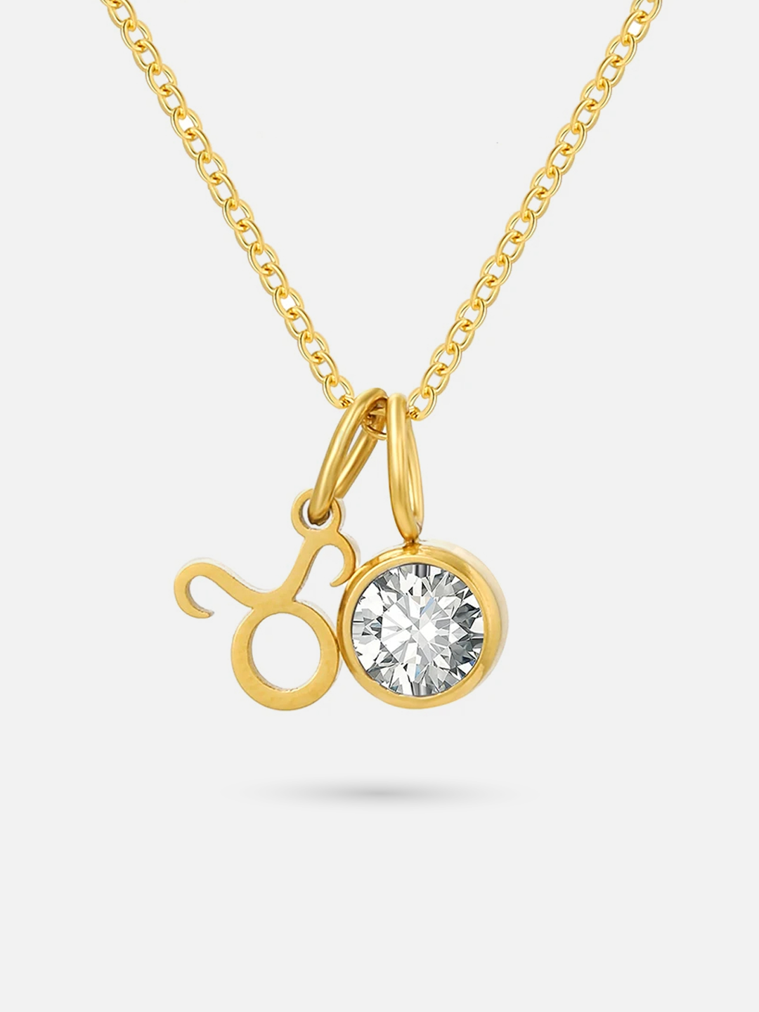 VIOLA GOLD Taurus Zodiac Birthstone Necklace - Main Image
