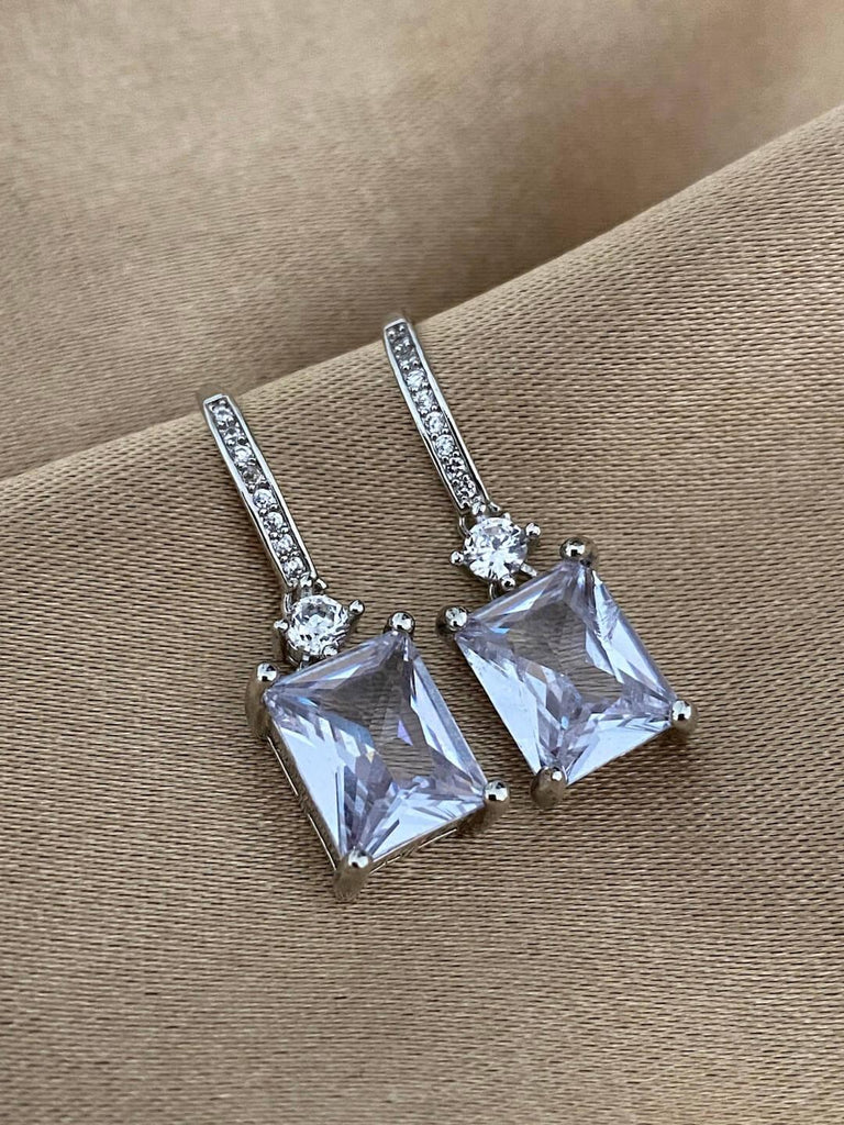 TROPEA SILVER Crystal Earrings - Saint Luca Jewelry