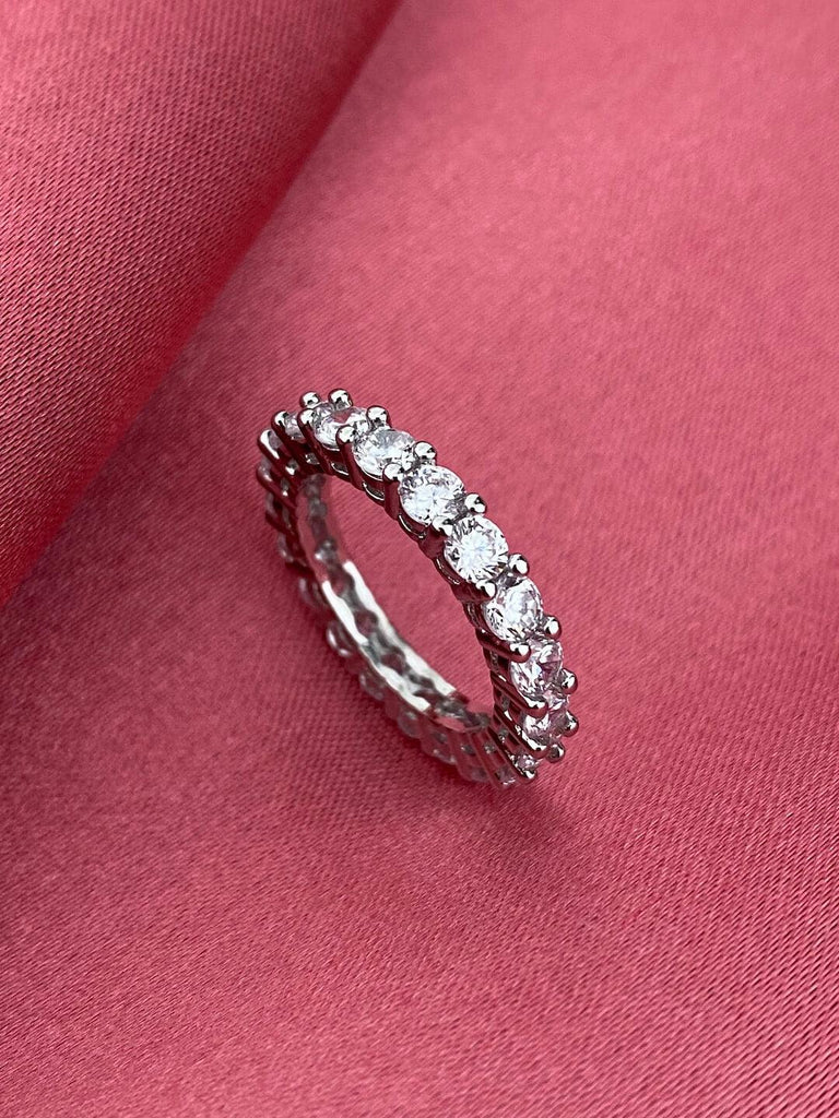 PATRISSE SILVER Diamante Ring - Saint Luca Jewelry