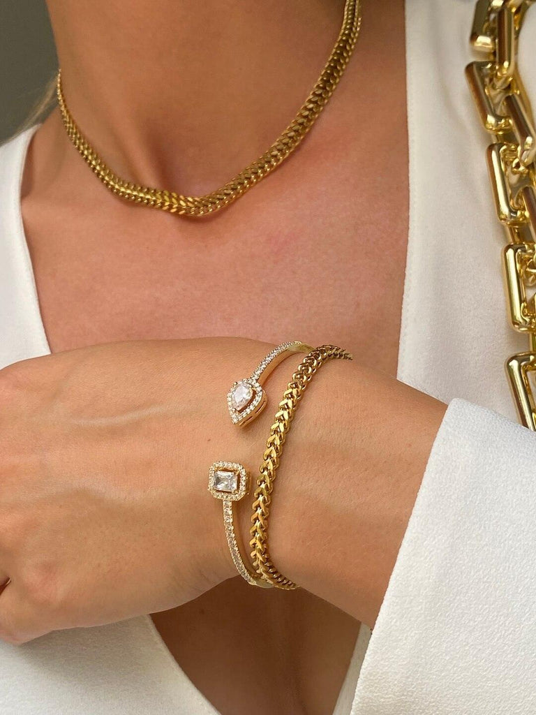 IDYLLIC de ENCHAIN Gold Chain Adjustable Bracelet - Saint Luca Jewelry