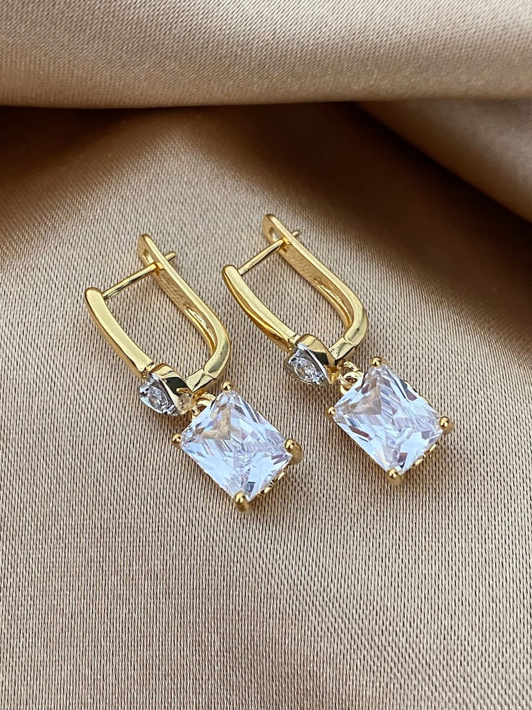 SEYMOUR de MAXIMALISTE DIAMANTE Gold Heart Earrings - Saint Luca Jewelry