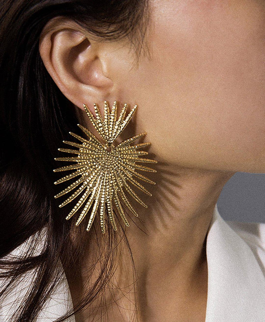 YASMIN GOLD Dangle Drop Earrings - Saint Luca Jewelry