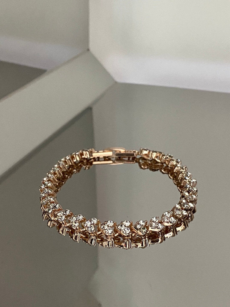 VESTA ROMAN ROSE GOLD Crystal Bracelet Gift - Saint Luca Jewelry