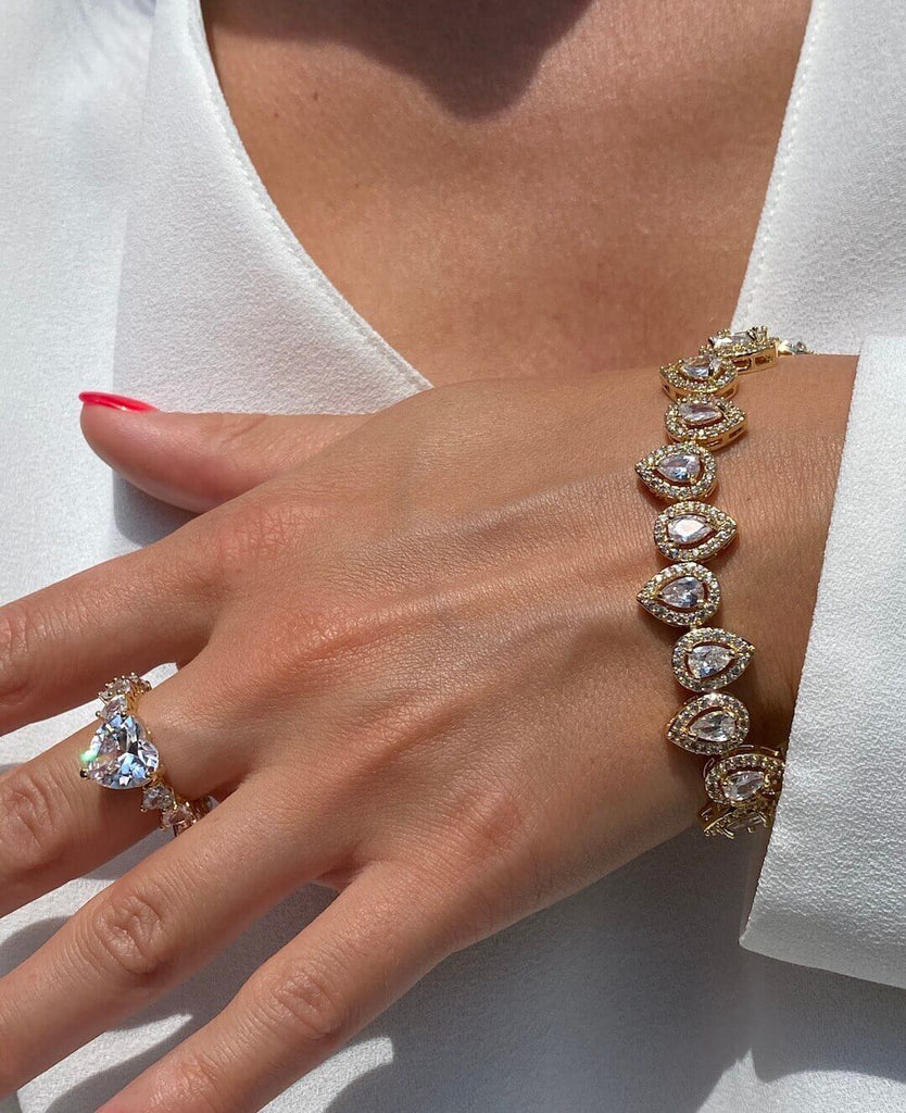 AMORE DIAMANTE Gold Rings Set - Saint Luca Jewelry