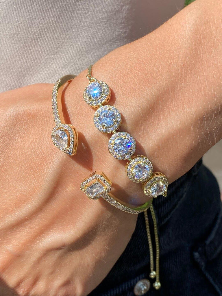 ABELLA MADONNA LUXE Crystal Bracelets Set Saint Luca Jewelry