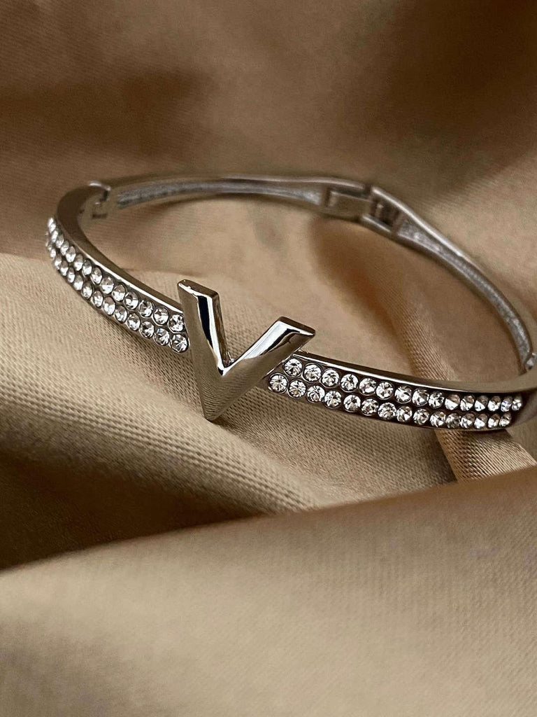 VINSTOW BANGLE Silver Cuff Bracelet - Saint Luca Jewelry