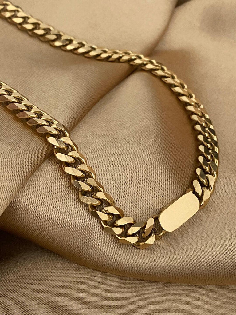 ADIRA NUOVO de ROMA Chunky Gold Chain Necklace - Saint Luca Jewelry