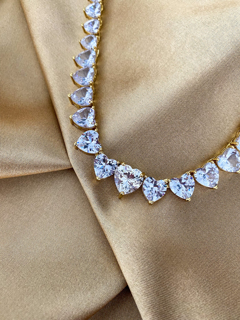 LE COUP DE FOUDRE Crystal Necklace - Saint Luca Jewelry