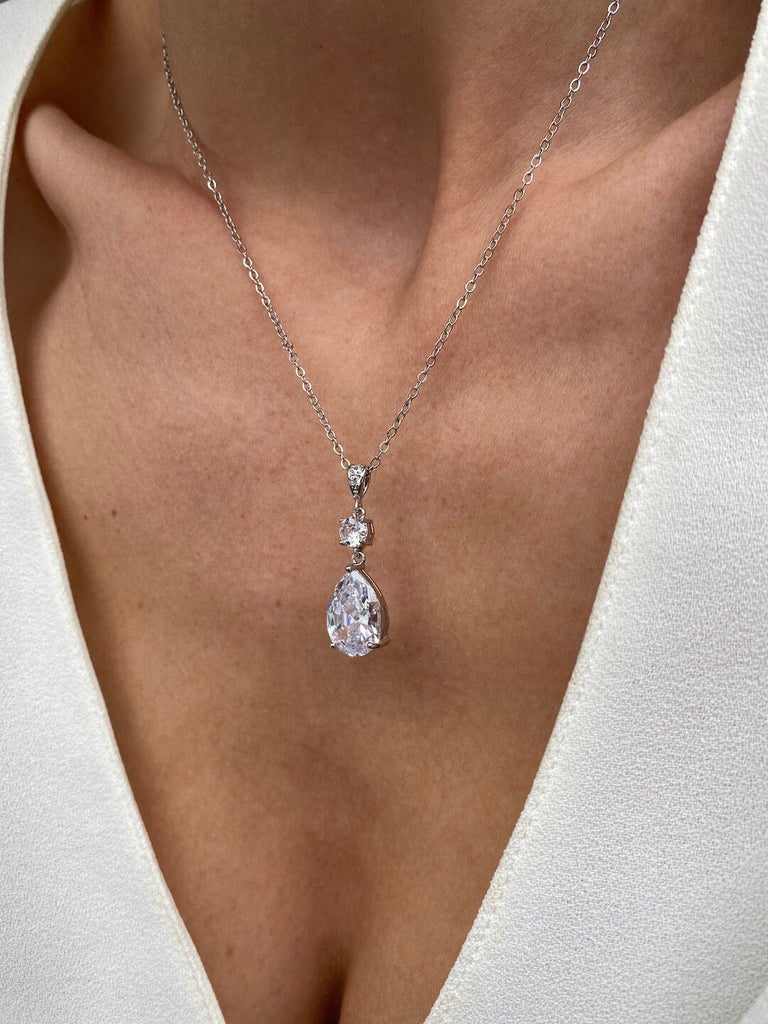 EMMANUELLE de MAXIMALISTE DIAMANTE Silver Necklace - Saint Luca Jewelry