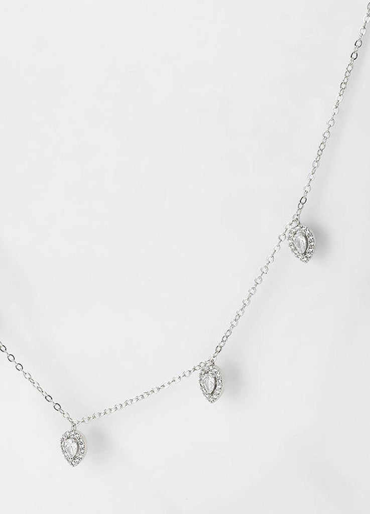 NOVA Crystal Drops Choker Necklace - Saint Luca Jewelry