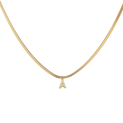SAINT LUCA LETTER NECKLACES